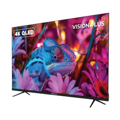 Vision Plus VP8850QV 50" QLED 4K Smart TV – Netflix/YouTube/Prime Video, Inbuilt Decoder, Dolby Audio, Quantum Dot Display + Free Wall Mount (2YRS WRTY)