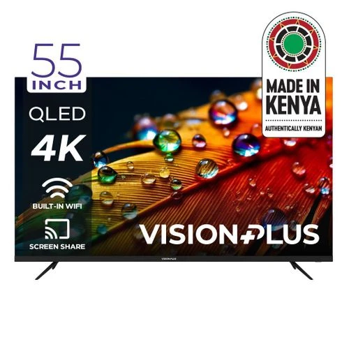 Vision Plus 55" 4K QLED TV with Vidaa OS + Free Wall Mount + 2 Year WRTY