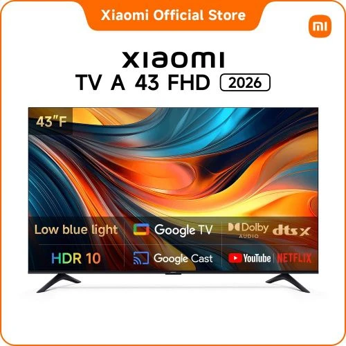 XIAOMI TV FHD 2026 43 Inch Smart Google TV 2Y warranty Dolby Audio Television DTS-X Premium Metal Smart TV
