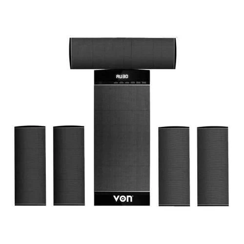VON VES3005FS Subwoofer 5.1CH, Bluetooth, USB - 300W, Black (1YR WRTY)