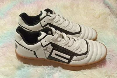 White and Black Casual Sneakers