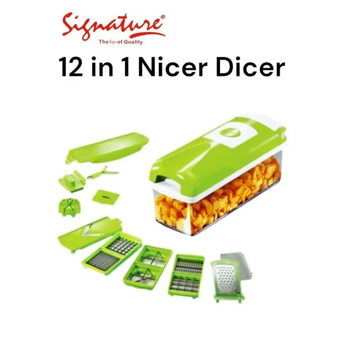 12-in-1 Vegetable Chopper and Dicer Set