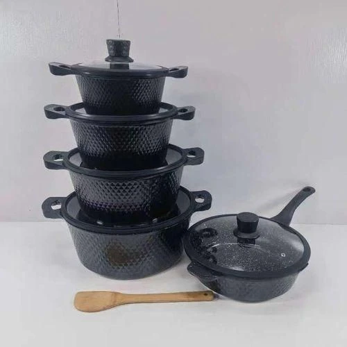Bosch Non Stick Pots/11pc Cookware with Silicone lid covers