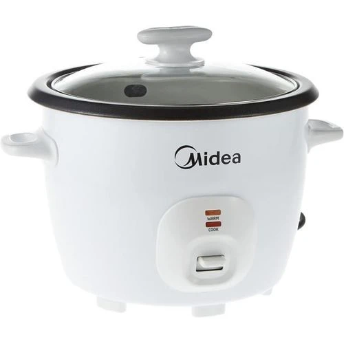 Midea Electric Rice Cooker with Glass Lid