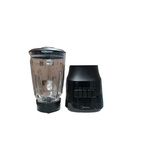 Midea Glass Jar Blender with Black Base