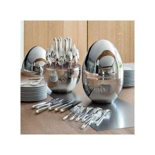Stainless Steel Cutlery Set with Holder