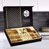 Luxury Gold-Plated Cutlery Set