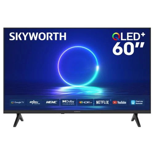 60Q6500H, 60" 4K QLED Smart Google TV, Black (1YR WRTY)
