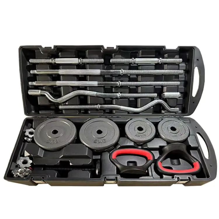 Adjustable Dumbbell and Barbell Set with Case